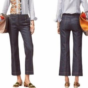 Tory Burch Cropped Flare Jeans